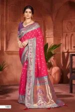 Saroj Gulaal Silk Saroski Vol 1 Soft Silk Saroski Worked Saree Collection - Image 6