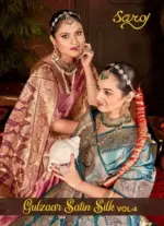 Saroj Gulzaar Satin Silk Vol 4 Rich Pallu Silk Saree Collection