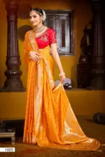 Saroj Gunjan Silk Saroski Vol 3 Silk Embroidery Saree Collection - Image 2