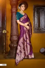 Saroj Gunjan Silk Saroski Vol 3 Silk Embroidery Saree Collection - Image 4