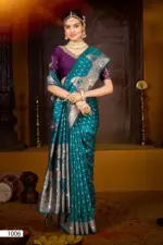 Saroj Gunjan Silk Saroski Vol 3 Silk Embroidery Saree Collection - Image 6