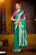 Saroj Gunjan Silk Saroski Vol 3 Silk Embroidery Saree Collection - Image 7