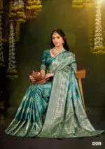 Saroj Navya Satin Saroski Vol 1 Silk Festival Saree Collection - Image 3