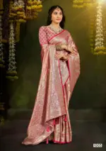 Saroj Navya Satin Saroski Vol 1 Silk Festival Saree Collection - Image 4