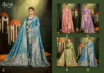 Saroj Rajdarbar Satin Saroski Vol 1 Silk Satin Saree Collection - Image 3