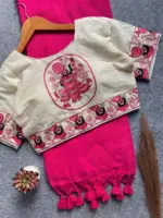 Sccf Shreenath Khadi Cotton Hand Work Saree Collection - Image 3