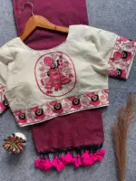 Sccf Shreenath Khadi Cotton Hand Work Saree Collection - Image 4