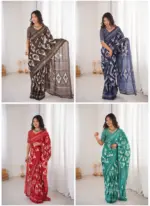 Scdf Bagru C Fancy Cotton Printed Saree Collection - Image 2