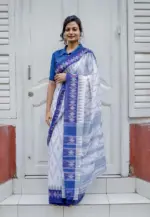 Scmg Shweta Linen Woven Ikkat Saree Collection - Image 12
