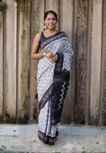 Scmg Shweta Linen Woven Ikkat Saree Collection - Image 16