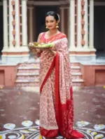 Scmg Shweta Linen Woven Ikkat Saree Collection - Image 18