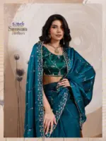Sethnic Swayam Metallic Velvet Sequence Zari Work Saree Collection - Image 21