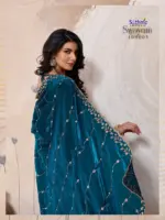 Sethnic Swayam Metallic Velvet Sequence Zari Work Saree Collection - Image 31