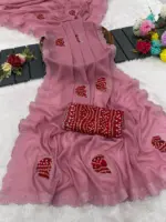 Star Women 6333 Modal Georgette Embellished Saree Collection