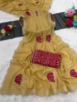 Star Women 6333 Modal Georgette Embellished Saree Collection - Image 2