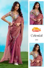 Stavan Celestial Fancy Embroidery Saree Collection - Image 10