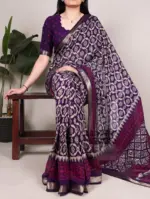 Taraa L 7020 Viscose Chanderi Zari Border Daily Wear Saree Collection - Image 3
