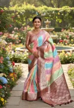 Vt 6080 T Soft Silk Zari Weaving Beautiful Premium Saree Collection - Image 2