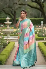 Vt 6080 T Soft Silk Zari Weaving Beautiful Premium Saree Collection - Image 3