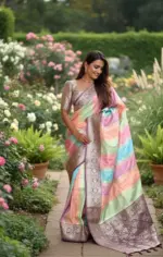 Vt 6080 T Soft Silk Zari Weaving Beautiful Premium Saree Collection - Image 7