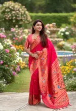 Vt 6081 T Soft Pethani Silk Zari Weaving Premium Saree Collection - Image 3