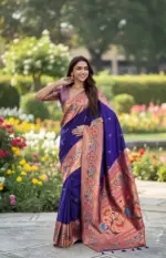 Vt 6081 T Soft Pethani Silk Zari Weaving Premium Saree Collection - Image 4