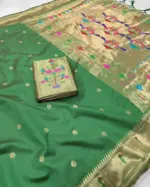 Vt 6084 T Khadi Row Silk Zari Weaving Saree Collection - Image 11