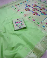 Vt 6084 T Khadi Row Silk Zari Weaving Saree Collection - Image 16