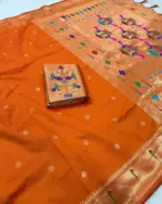 Vt 6084 T Khadi Row Silk Zari Weaving Saree Collection - Image 17