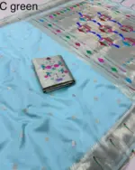 Vt 6084 T Khadi Row Silk Zari Weaving Saree Collection - Image 6