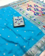 Vt 6084 T Khadi Row Silk Zari Weaving Saree Collection - Image 8