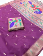 Vt 6085 T Khadi Raw Silk Zari Weaving Saree Collection - Image 4