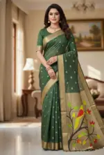 Vt 6086 T Soft Muga Cotton Paithani Saree Collection - Image 7