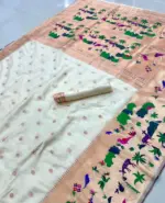 Vt 6087 T Pure Soft Kanchivram Paithani Silk Saree Collection - Image 10