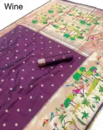 Vt 6087 T Pure Soft Kanchivram Paithani Silk Saree Collection - Image 13