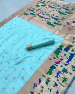 Vt 6087 T Pure Soft Kanchivram Paithani Silk Saree Collection - Image 20