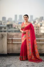 Vt 6088 T Soft Paithani Silk Traditional Wear Saree - Image 2