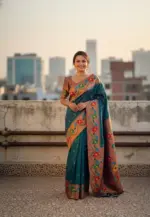 Vt 6088 T Soft Paithani Silk Traditional Wear Saree - Image 3