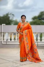 Vt 6088 T Soft Paithani Silk Traditional Wear Saree - Image 6