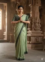 WMS Vol 143 Georgette Bandhej Border Wholesale - Image 4