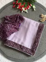 WMS Vol 143 Georgette Bandhej Border Wholesale - Image 7