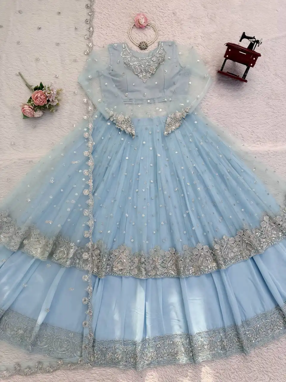 Deepika 5976 Lehenga Gown For Wedding