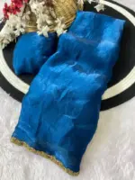 Aab Apsara Chiffon with Beads Handwork Fancy Saree Collection - Image 11