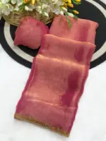 Aab Apsara Chiffon with Beads Handwork Fancy Saree Collection - Image 6