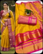 Aab Khan Football Kanchivaram Silk with Zari Pattern Saree Collection - Image 7
