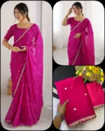 Aab Ranglila Rangoli Silk with Embroidered Fancy Saree Collection - Image 4