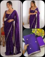 Aab Ranglila Rangoli Silk with Embroidered Fancy Saree Collection - Image 5