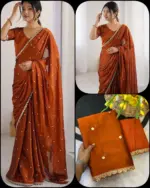 Aab Ranglila Rangoli Silk with Embroidered Fancy Saree Collection - Image 6