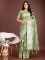 Ast Bulbul Cotton Silk with Tassels Work Saree Collection - Image 2