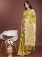 Ast Bulbul Cotton Silk with Tassels Work Saree Collection - Image 7
